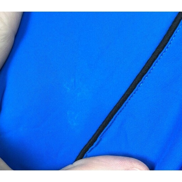 ProQuip Windbreaker Jacket Mens‎ Small Blue Quarter Zip Windproof Short Sleeve - Picture 9 of 16